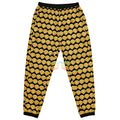 Smile For Us Unisex Track Pants – Zwart Waterafstotend Streetwear met vrolijke smiley print.