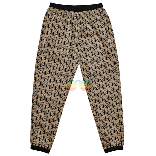High Heart X Unisex Track Pants – Wit Waterafstotend Streetwear, unieke print, comfortabele pasvorm, sportieve stijl.